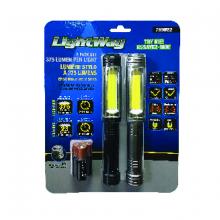 Toolway 789022 - Jumbo LED PenLight Flaslight Pocket Clip W/AA batteries 2Pk