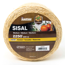 Toolway 80030060 - Twisted Sisal Twine Medium 2250' Natural