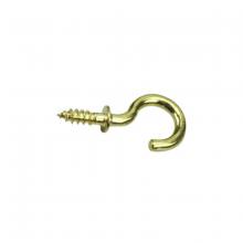 Toolway 81002783 - 100Pk Cup Hook Brass 7/8In