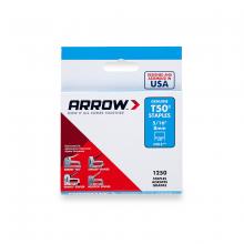 Toolway 82050516 - 4x1250pk Staples T50 5/16in x 3/8in Crown 20Ga