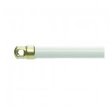 Toolway 82077590 - Round Sash Curtain Rod 28-48in White 2/Bag