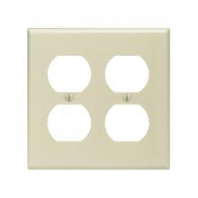 Toolway 83015137 - 2 Gang Ivory Duplex Plate