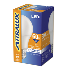 Toolway 83060023 - Attralux Bulb A19 LED Non-Dimmable 9W Bright White