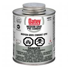 Toolway 84010624 - PVC Cement With Brush 475ml #40 Grey