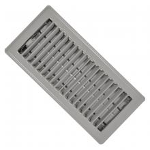 Toolway 84011470 - Floor Register Steel 4 x 10in Gray