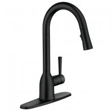 Toolway 84032534 - Adler™ Matte Black Kitchen Faucet 1Hdle High Arc Pulldown