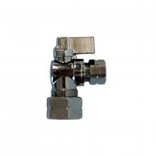 Toolway 84100006 - R17 Shut-Off Angle Valve 3/8 Comp X ½ Fip