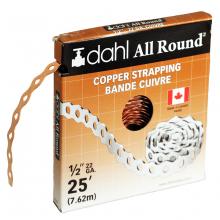 Toolway 84160000 - Copper Suspension Strapping ½in 22Ga 25ft