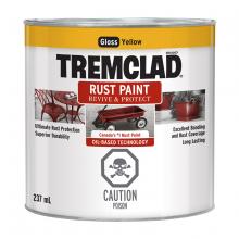 Toolway 85000051 - Rust Paint Oil Based 237ml Yellow