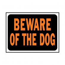 Toolway 87003002 - 10pk Sign Beware Of Dog 8.5in x 12in