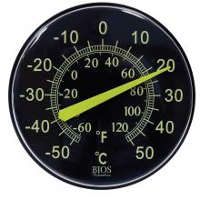 Toolway 87008608 - Outdoor Dial Thermometer Neon 12in