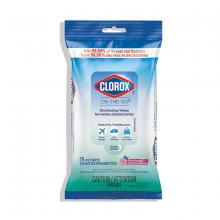 Toolway 87055796 - Clorox On-The-Go Disinfecting Wipes 15ct