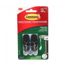 Toolway 87072946 - Command™ Outdoor Wire Hook Medium Stainless Steel 2lb 2Pk