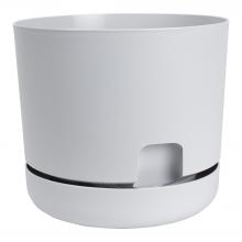 Toolway 88046620 - Oasis Self-Watering Pot With Plastic Saucer 6in Light Grey