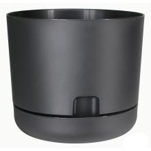 Toolway 88046636 - Oasis Self-Watering Pot With Saucer Black 6in