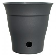 Toolway 88047804 - Contempra Pot With Inside Saucer Slate 8in