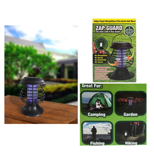 Toolway 88054058 - Zap Guard Solar Light & Bug Zapper Lantern 7.5in