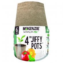 Toolway 88066098 - 6PC Jiffy Peat Pots Round 4in