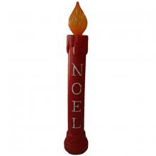 Toolway 88073302 - Blow Mold Décor Vintage Noel Candle with Lights 39in