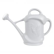 Toolway 88075020 - Watering Can Heron Motif 11.3L (3Gal) Plastic Light Grey