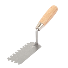 Toolway G02053 - Pro Margin Adhesive Trowel Square Notch 1/4x1/4x1/4 Wood Handle