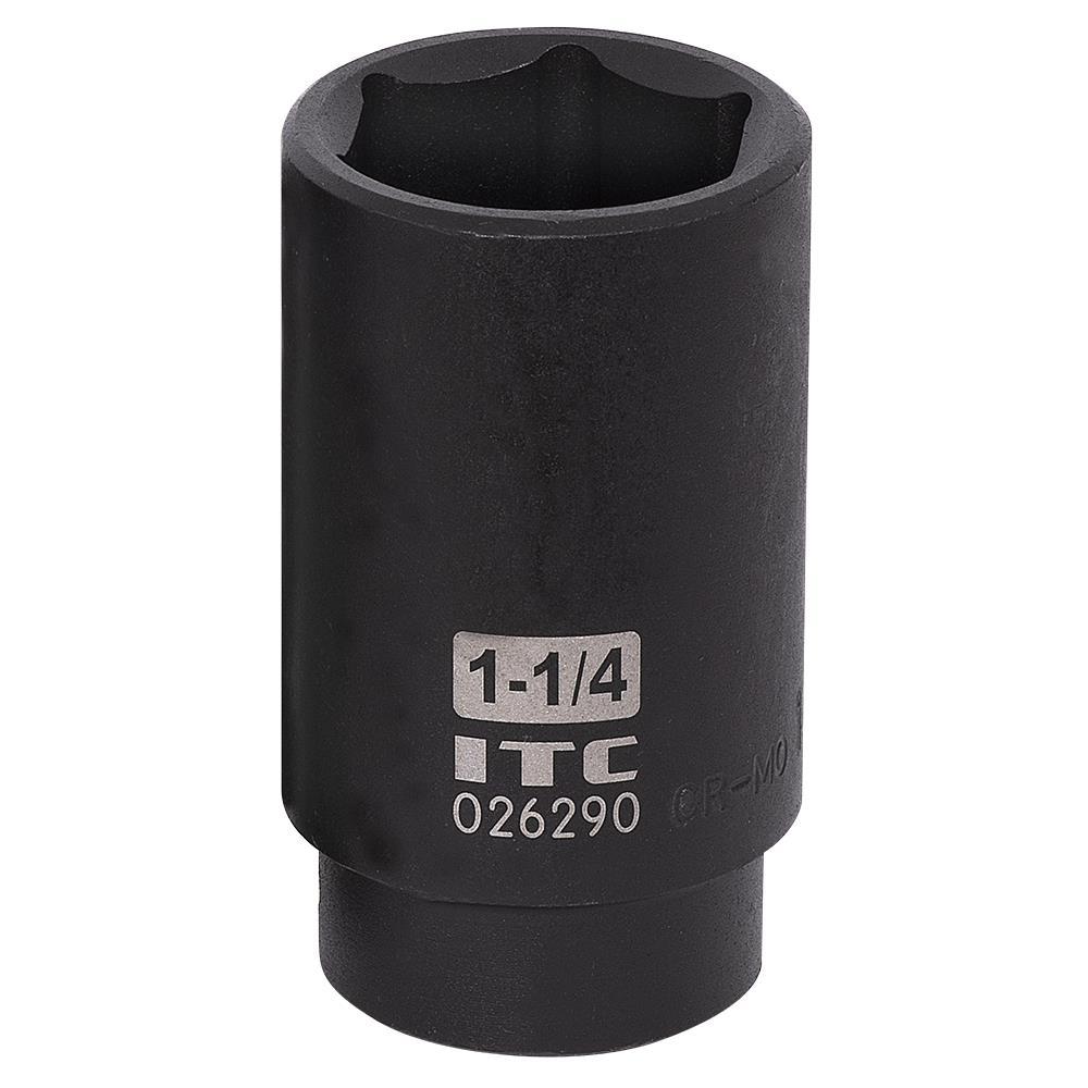 1/2&#34; DR x 1-1/4&#34; Deep Impact Socket - 6 Point