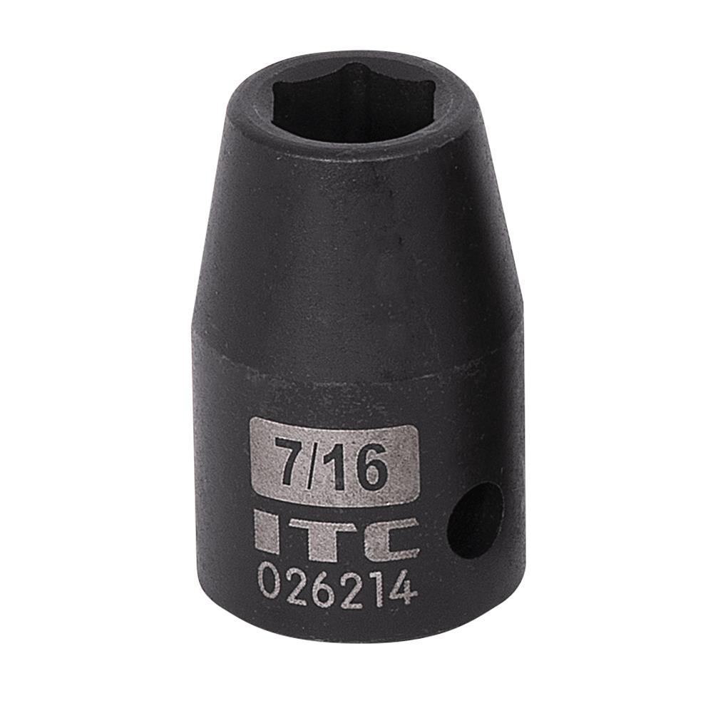 1/2&#34; DR x 7/16&#34; Impact Socket - 6 Point