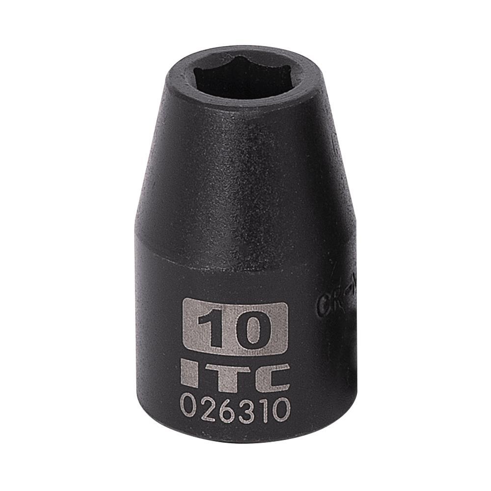 1/2&#34; DR x 10 mm Impact Socket - 6 Point