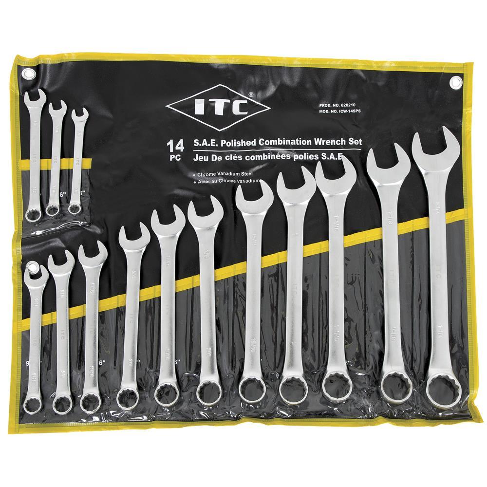 Polished Combination Wrench Sets