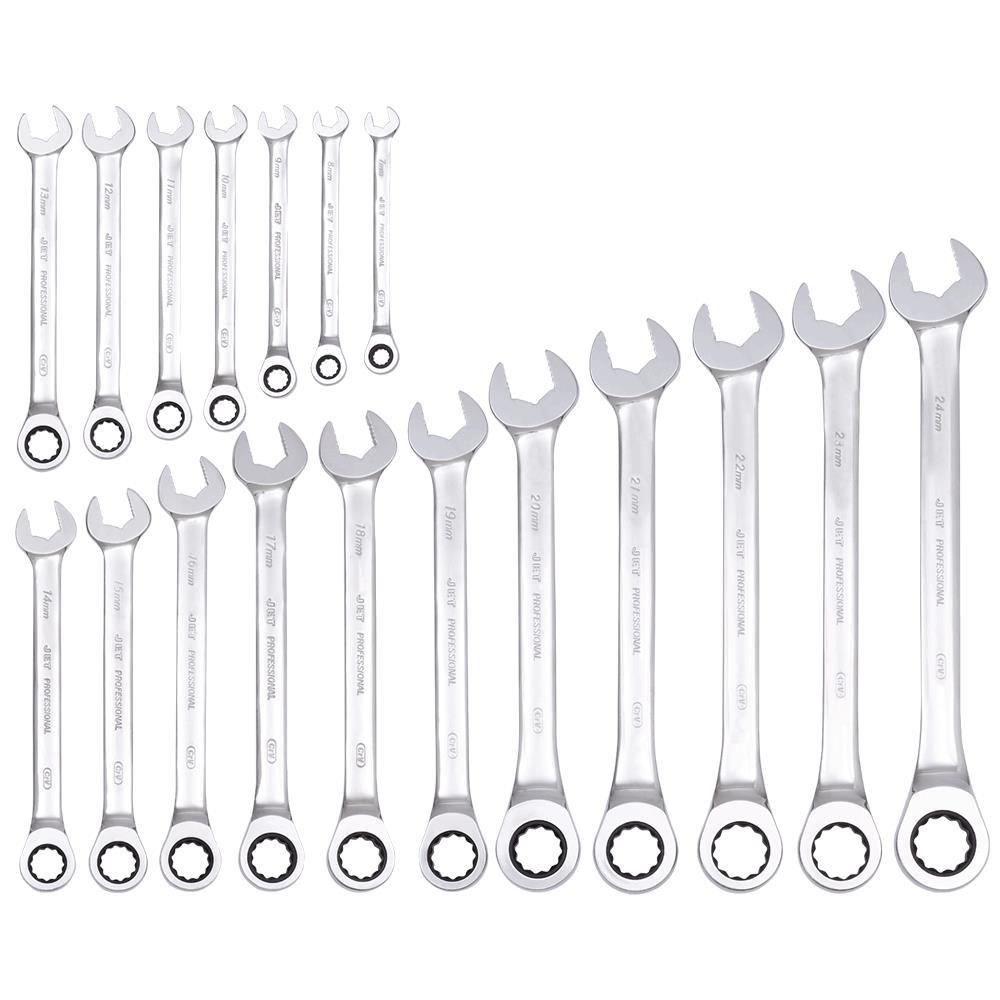 Ratcheting Combination Wrench Sets