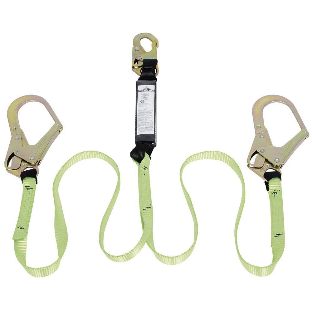 E4 Shock Absorbing Lanyards - SP - Twin Leg