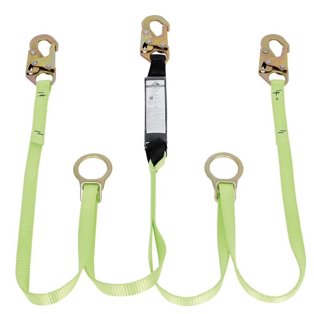 E4 Shock Absorbing Lanyards - SP - Twin Leg