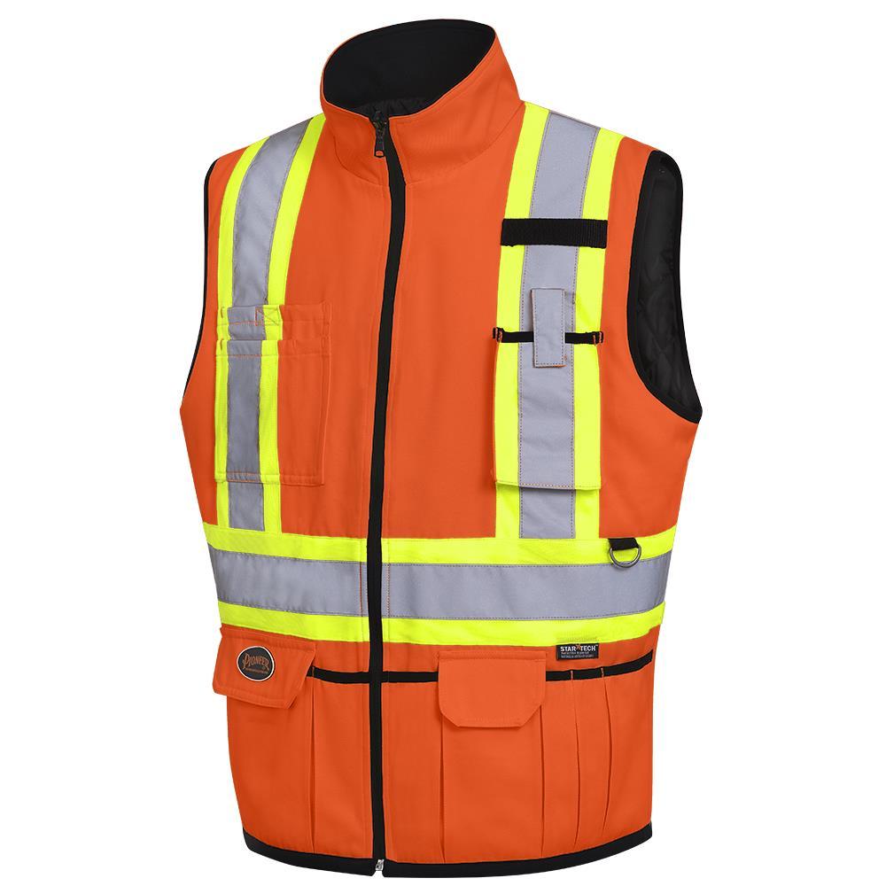 Hi-Vis Reversible Insulated Safety Vests