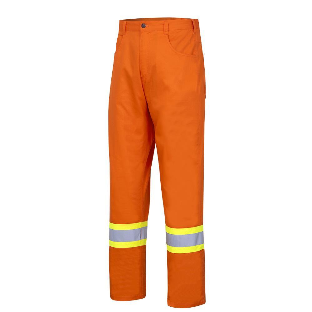 Ultra Cool Hi-Vis Cotton Safety Pants - Cotton Twill