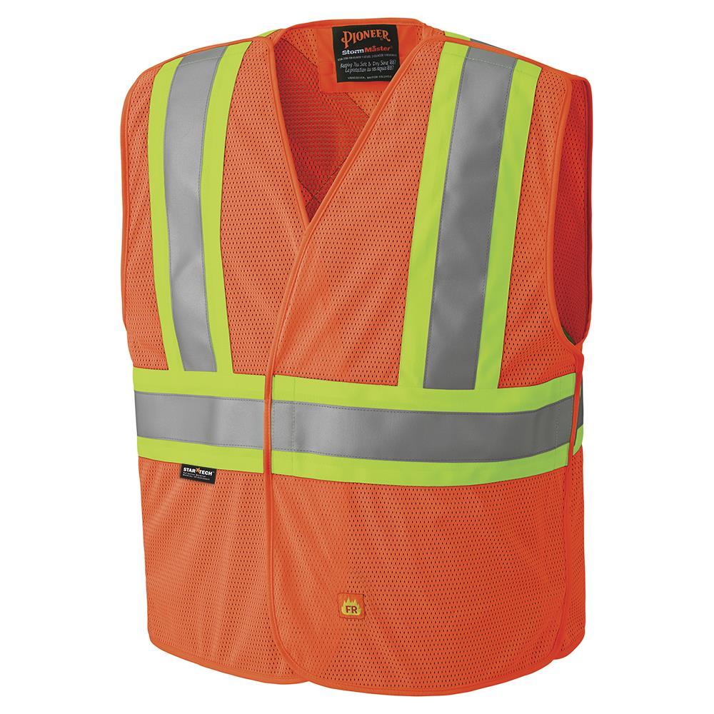 Hi-Vis Flame-Resistant Tear Away Safety Vest