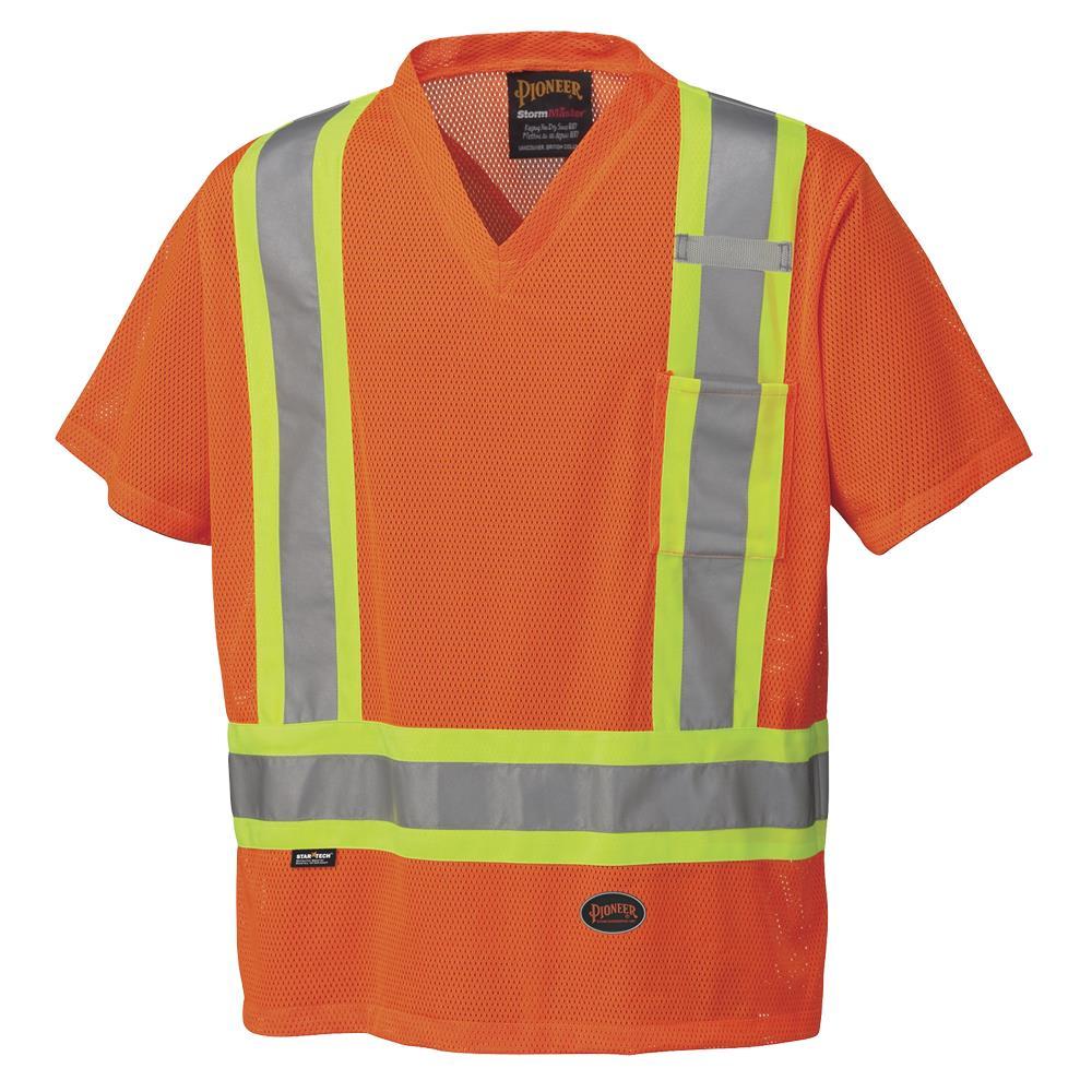 Hi-Vis Safety T-Shirts Polyester Mesh