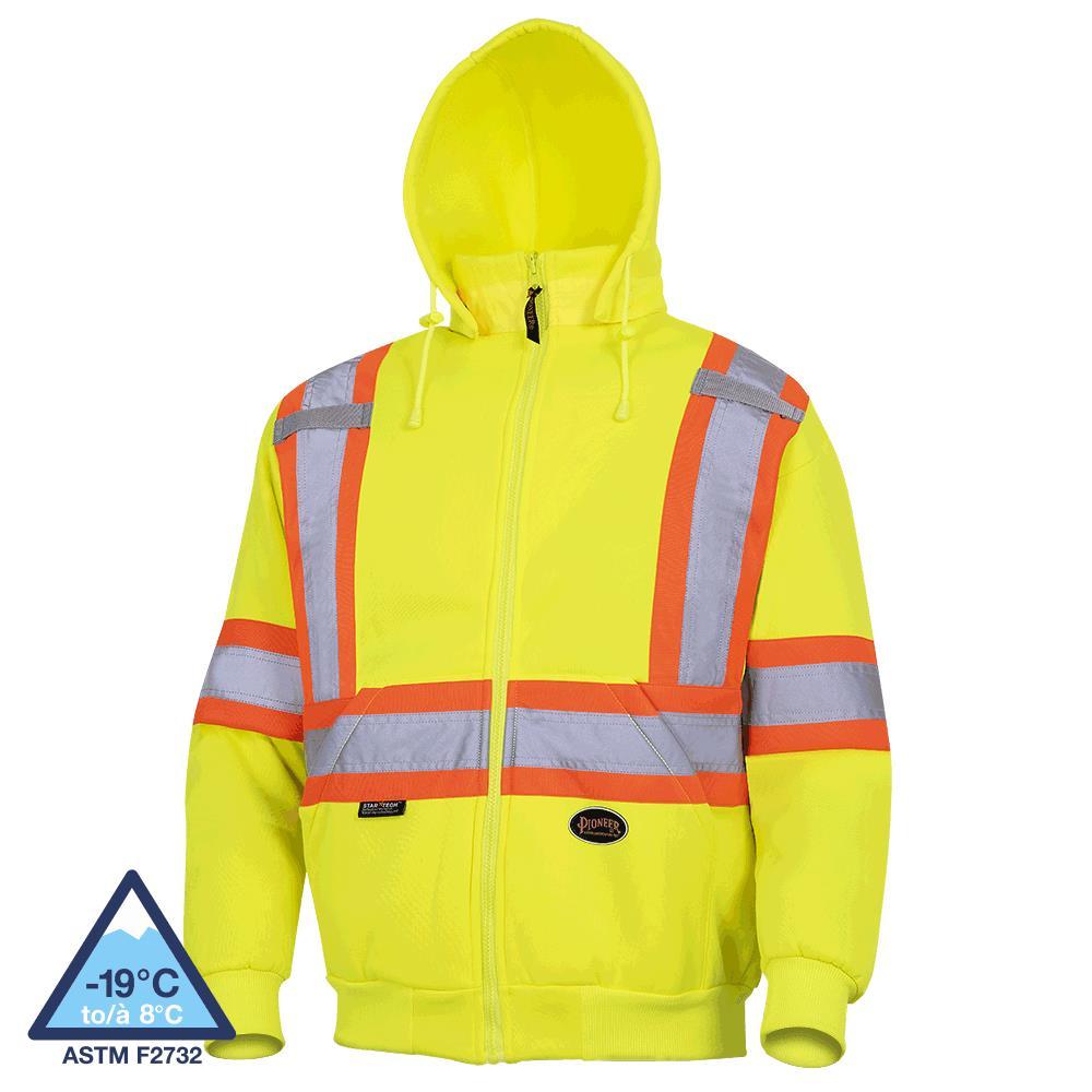 Hi Vis Polyester Fleece Hoodies