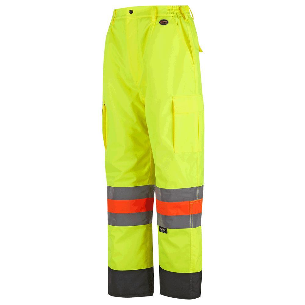 Hi-Vis Quebec Winter Insulated Traffic Safety Pants