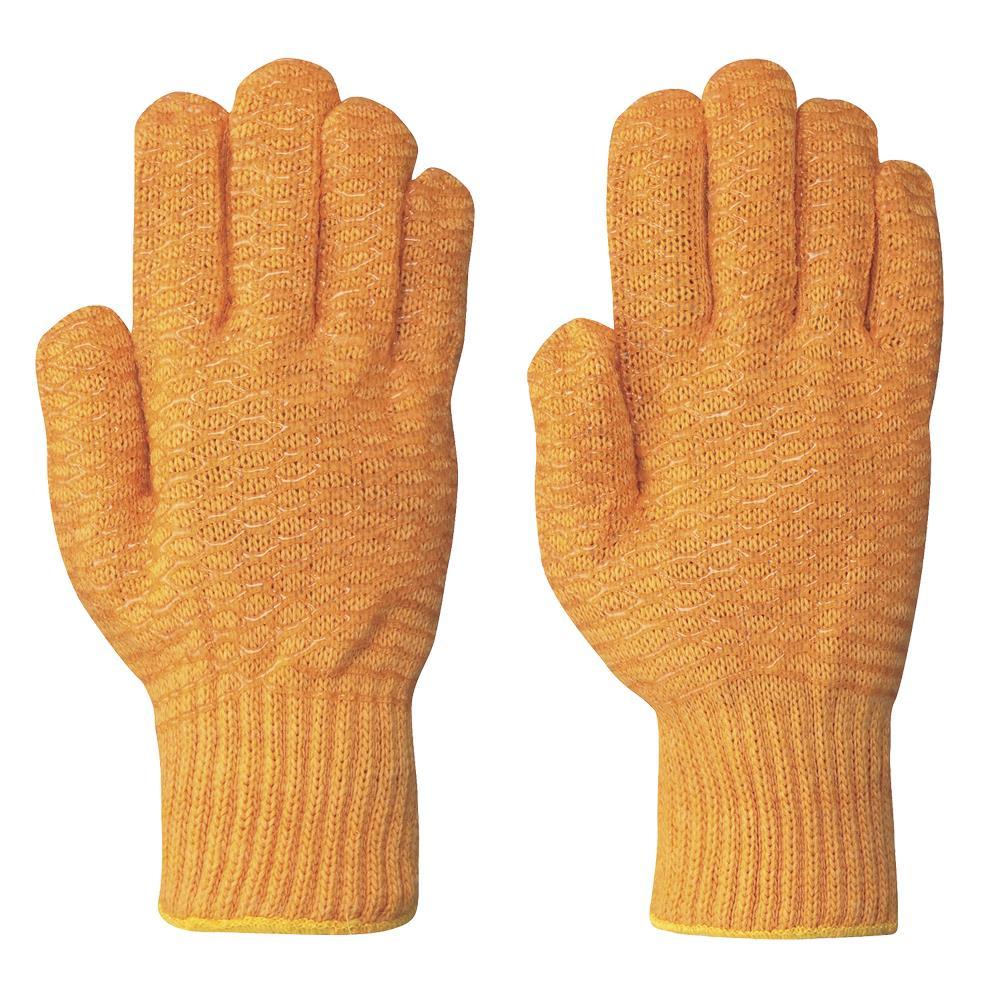 Seamless Knit Criss-Cross Nylon Gloves