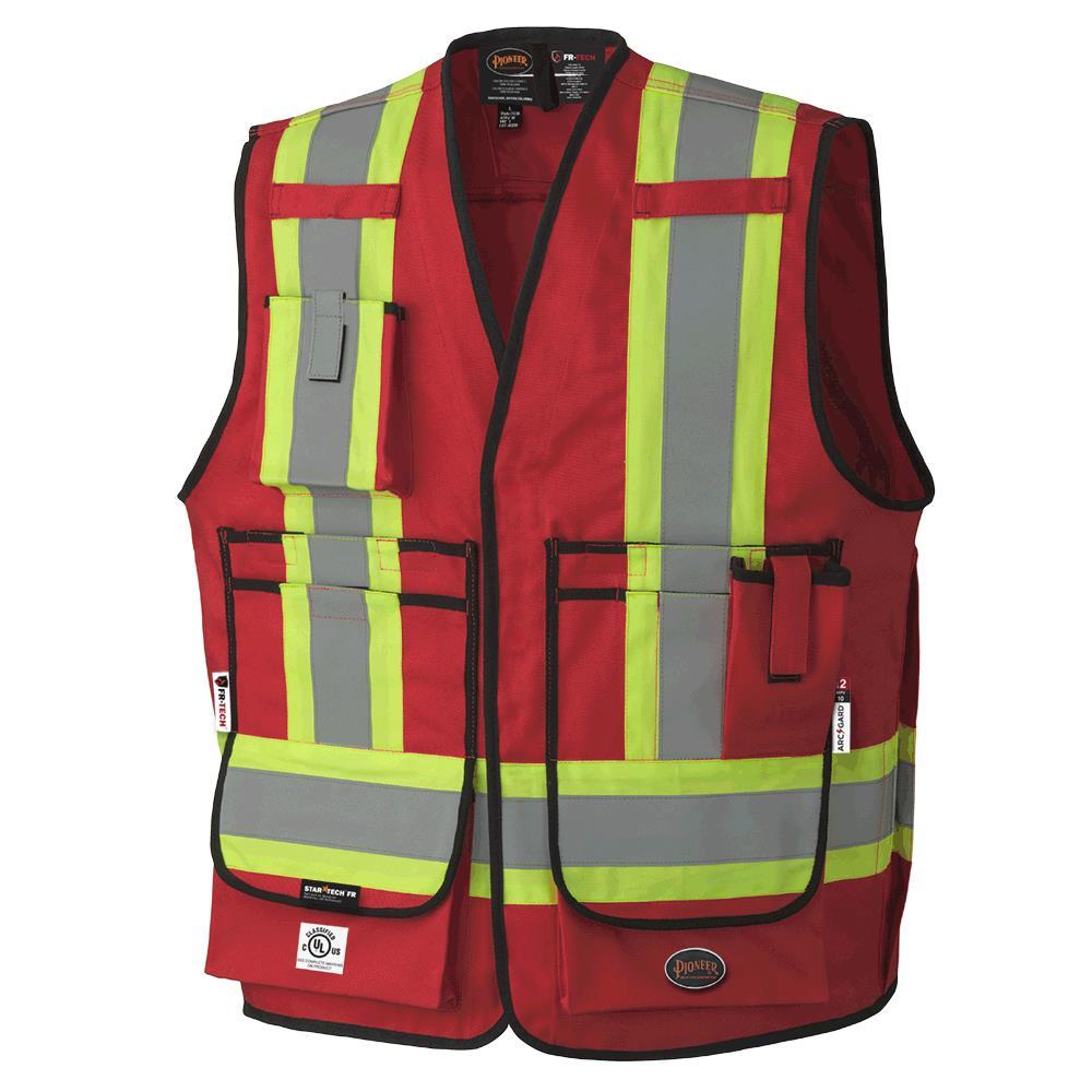 FR/Arc-Resistant Surveyor&#39;s Safety Vests