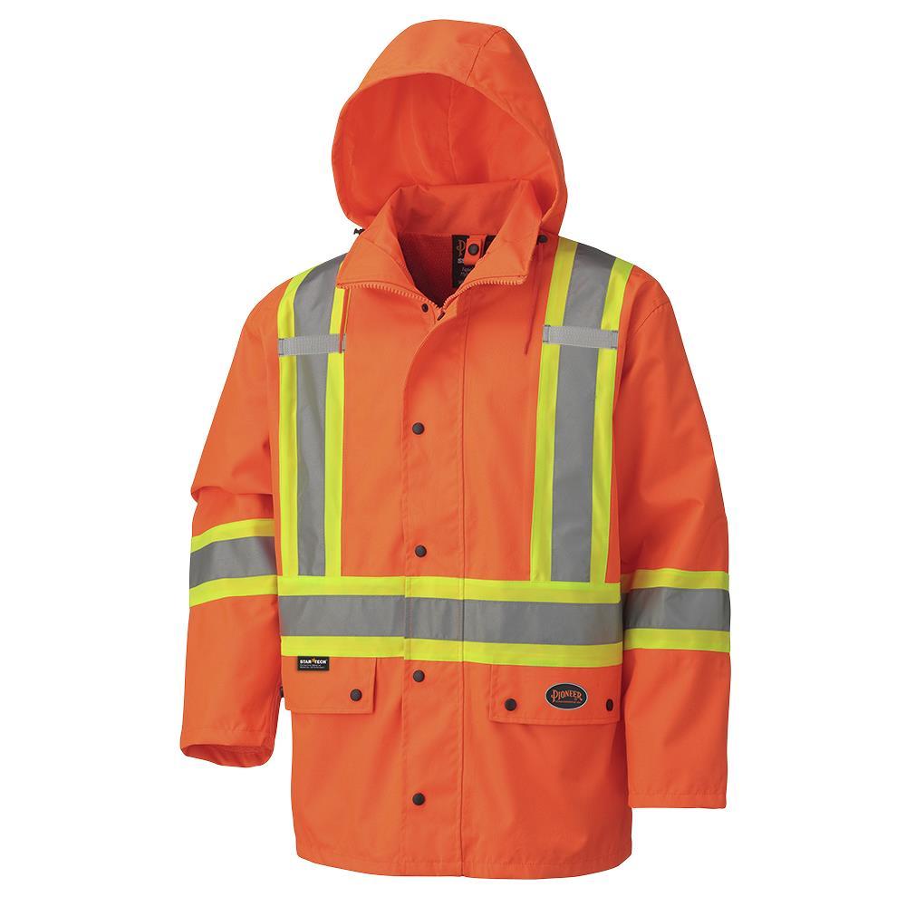 Waterproof Safety Jackets 450D Oxford Polyester