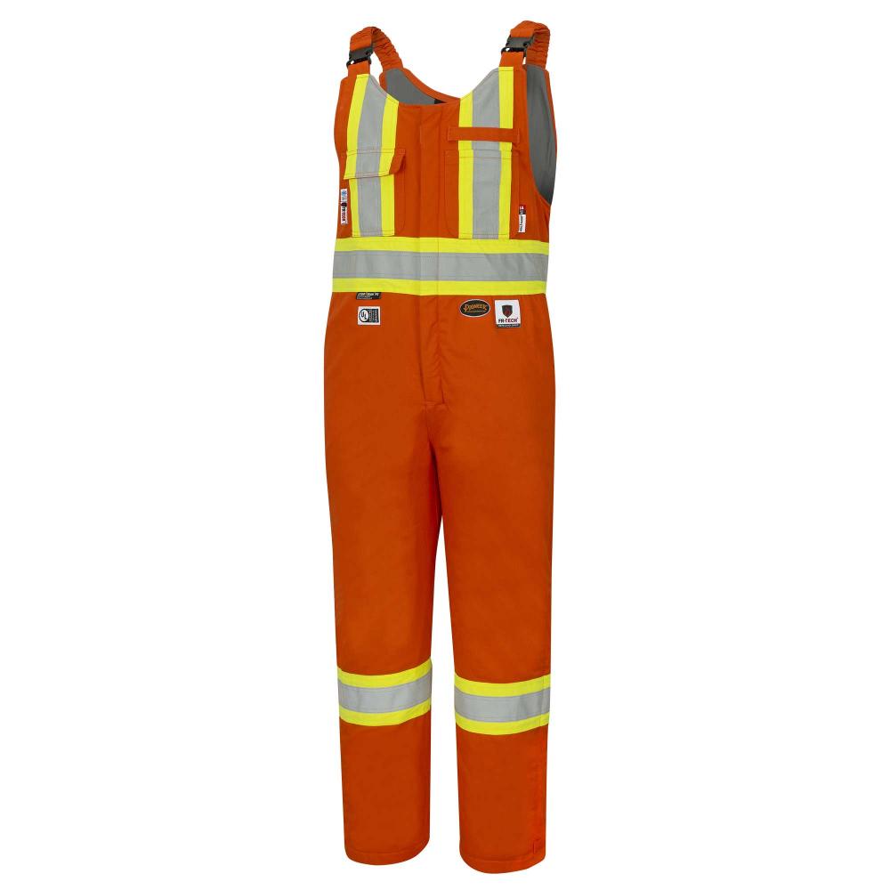 FR/Arc Rated Quilted Safety Overalls - Modacrylic Insulation