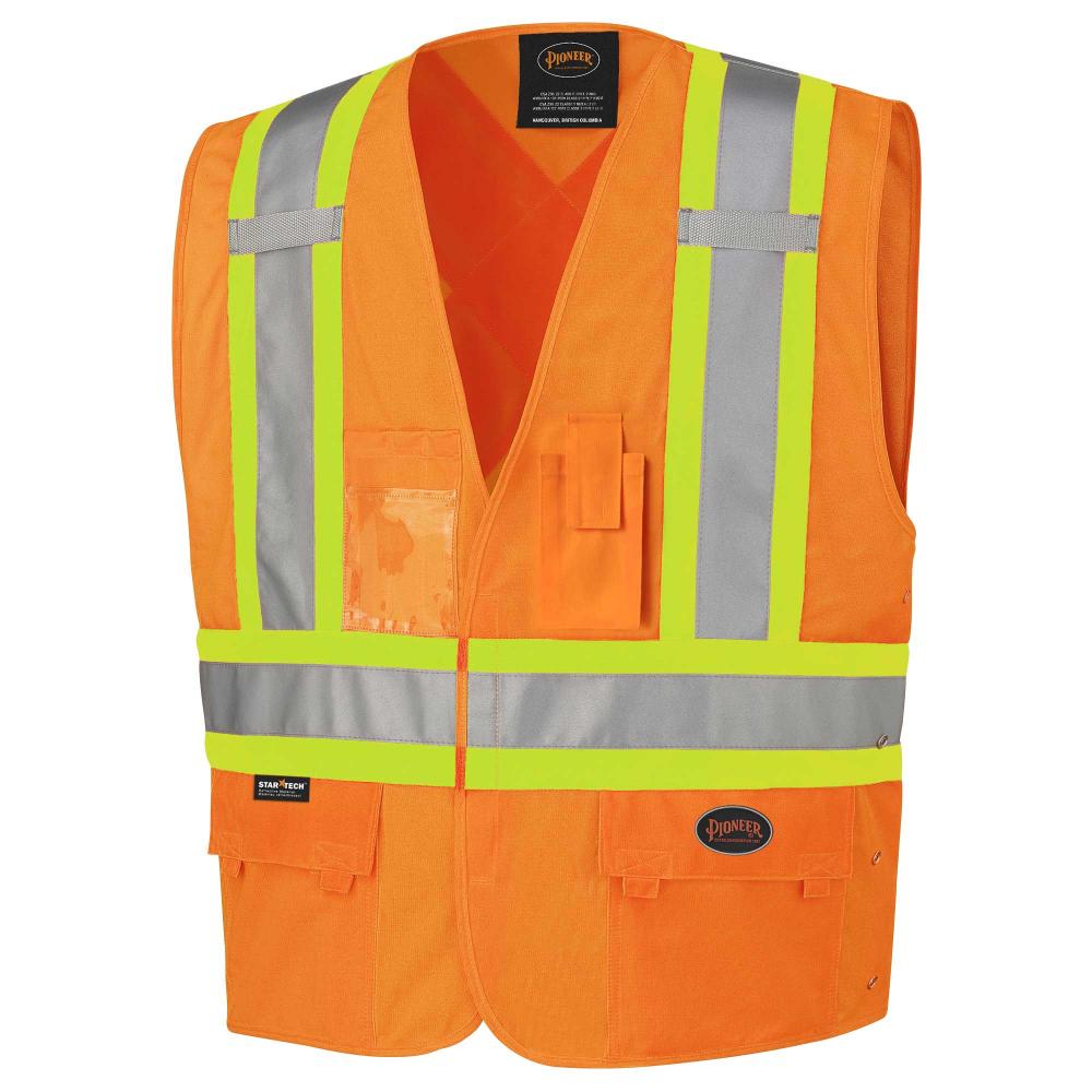 Hi-Vis Safety Vests with Adjustable Sides