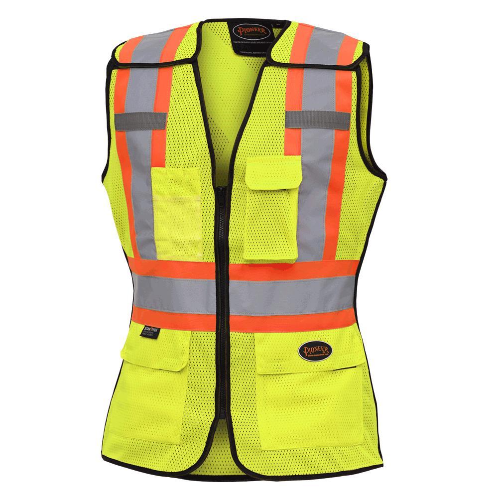 Women’s  Tear-Away Safety Vests - Polyester Mesh