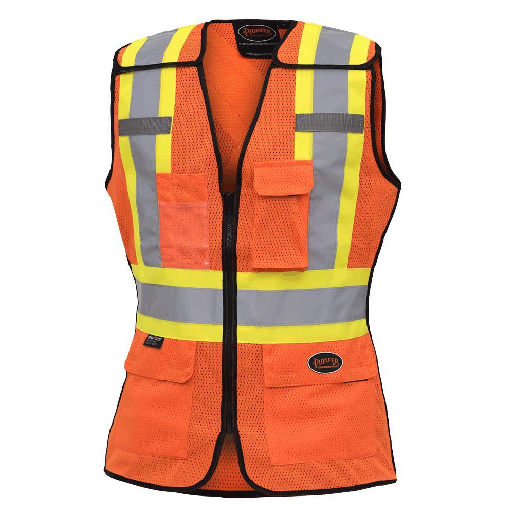 Women’s  Tear-Away Safety Vests - Polyester Mesh