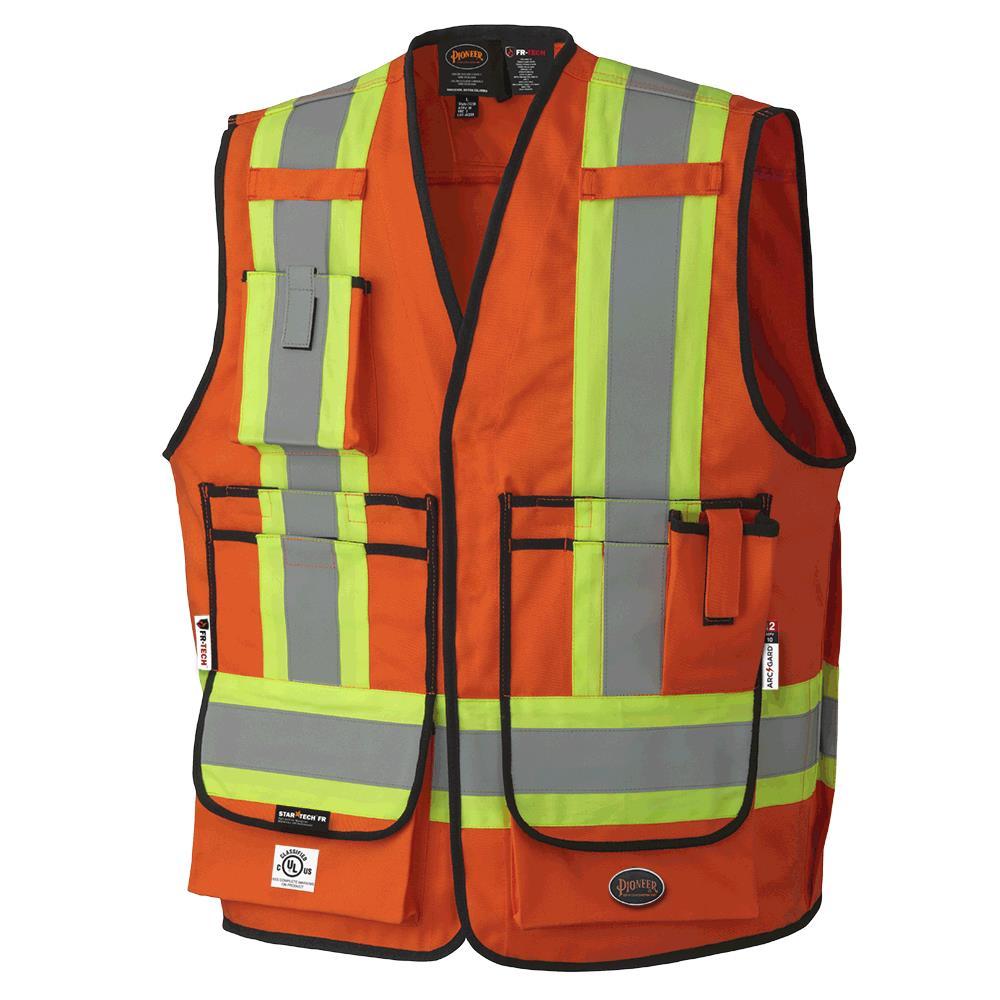 FR/Arc-Resistant Surveyor&#39;s Safety Vests