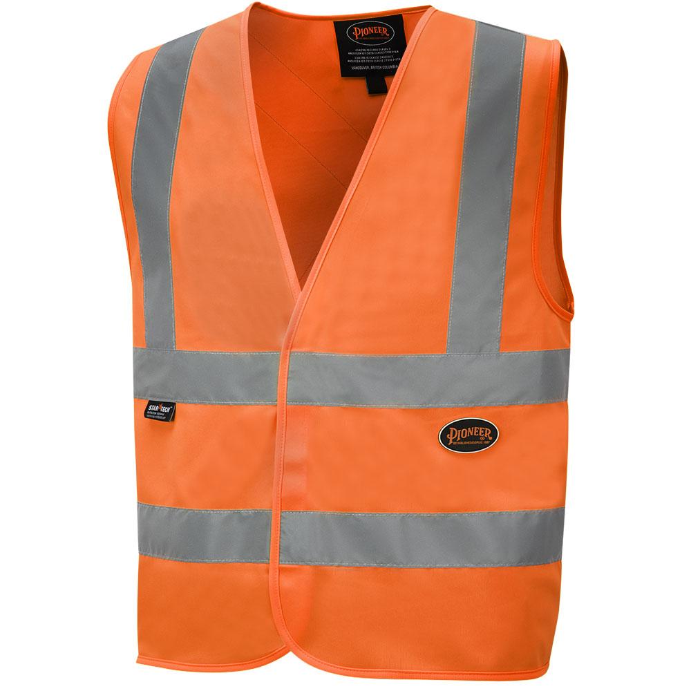 Safety Vest with 2&#34; Tape - Tricot Polyester