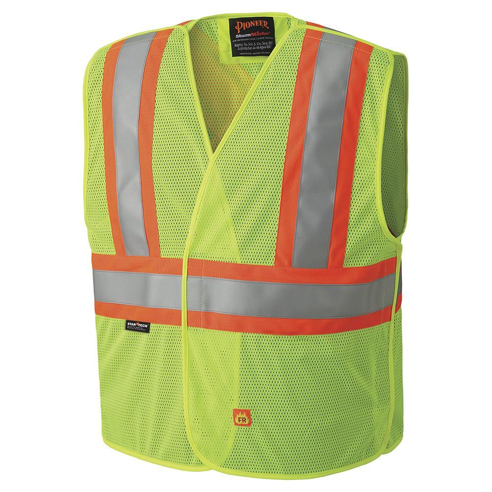 Hi-Vis Flame-Resistant Tear Away Safety Vest