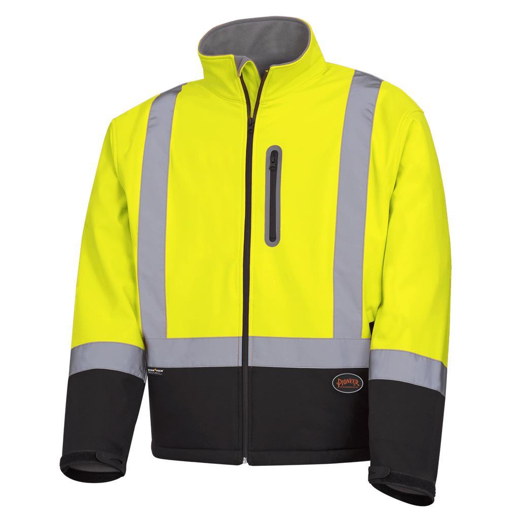 HI-Vis Softshell Mechanical Strength Safety Jackets