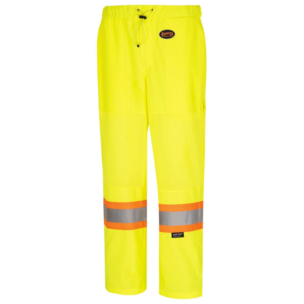 Women&#39;s Hi-Vis Traffic Safety Pants - Mesh Leg Panels